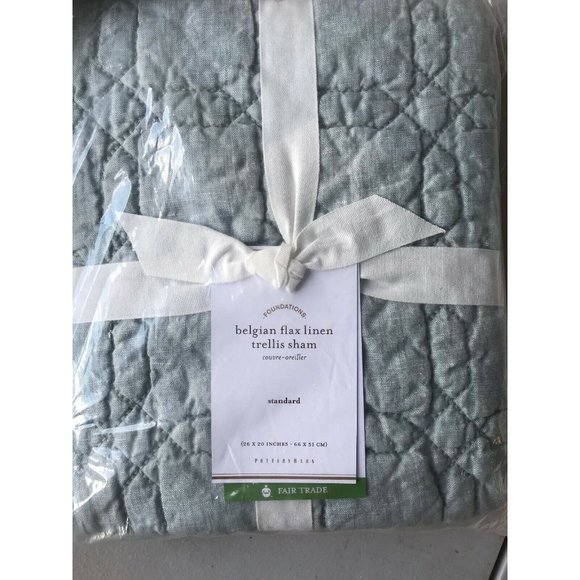 Pottery Barn Bedding Pottery Barn Mineral Blue Belgian Flax Linen